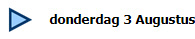 donderdag 3 Augustus